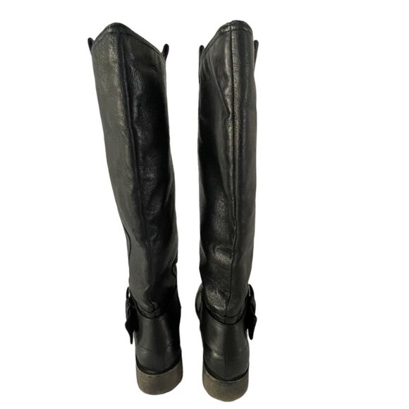 Nine West Black Leather Boots 6.5 Pull-On - Picture 7 of 12